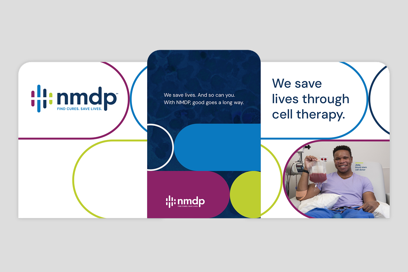 NMDP Get In The Game conference booth mockups