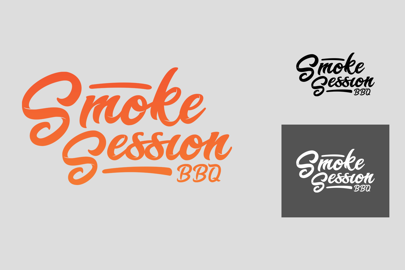 Final Smoke Session logo in full color, black and white colors