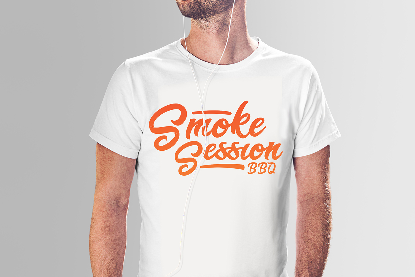 Smoke Session BBQ tshirt mockup