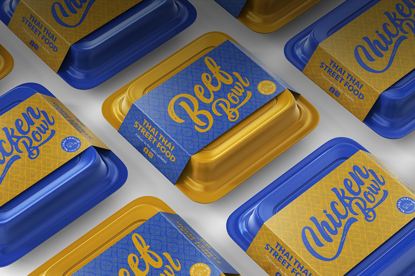 Thai Thai Street Food to go box mockup