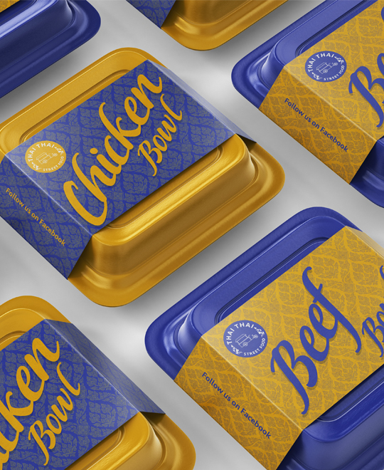 Thai Thai Street Food to-go box mockup