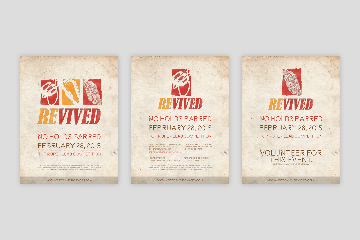 Revived poster mockups